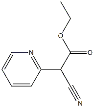 ethyl 2-cyano-2-(pyridin-2-yl)acetate 结构式