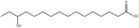14-羟基十六酸 结构式