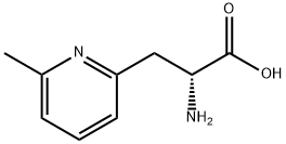 (2R)-2-AMINO-3-(6-METHYLPYRIDIN-2-YL)PROPANOIC ACID 结构式