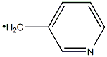 3-pyridylmethyl radical 结构式