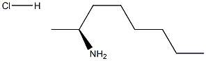 (S)-octan-2-amine hydrochloride 结构式