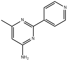 4-Amino-6-methyl-2-(4-pyridyl)pyrimidine 结构式