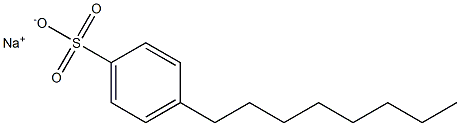 4-辛基苯磺酸钠 结构式