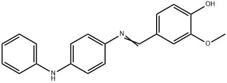 4-{[(4-anilinophenyl)imino]methyl}-2-methoxyphenol 结构式