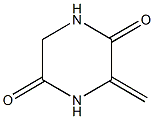 3-亚甲基哌嗪-2,5-二酮 结构式