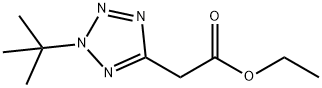 2-叔丁基-5-四氮唑乙酸乙酯 结构式