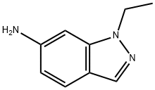 1-乙基-1H-吲唑-6-胺 结构式