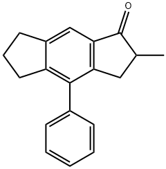 2-methyl-4-phenyl-2,3,6,7-tetrahydros-indacen-1(5H)-one 结构式