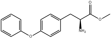 (S)-METHYL 2-AMINO-3-(4-PHENOXYPHENYL)PROPANOATE 结构式