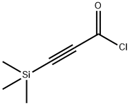 3-(三甲基硅烷基)丙炔酰氯 结构式