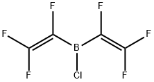 Borane, chlorobis(1,2,2-trifluoroethenyl)- 结构式