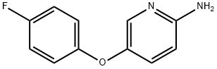 5-(4-氟苯氧基)吡啶-2-胺 结构式