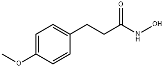 N-羟基-3-(4-甲氧苯基)丙酰胺 结构式