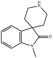 1-METHYLSPIRO[INDOLINE-3,4'-PIPERIDIN]-2-ONE 结构式