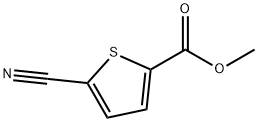 5-氰基噻吩-2-羧酸甲酯 结构式