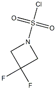 3,3-二氟氮杂环丁烷-1-磺酰氯 结构式