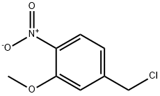 4-(氯甲基)-2-甲氧基-1-硝基苯 结构式