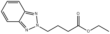 ethyl 4-(2H-benzo[d][1,2,3]triazol-2-yl)butanoate 结构式