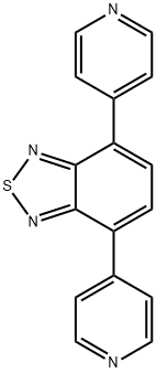 4,7-二(4-吡啶基)苯并噻二唑 结构式