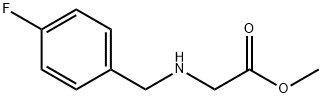 (4-氟苄基)甘氨酸甲酯 结构式