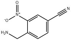 4-(aminomethyl)-3-nitrobenzonitrile 结构式