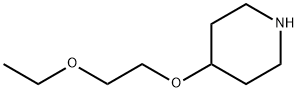 4-(2-ethoxyethoxy)piperidine 结构式
