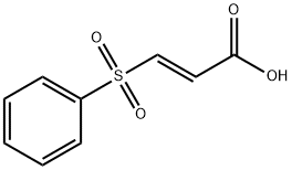 (E)-3-(苯基磺酰基)丙烯酸 结构式