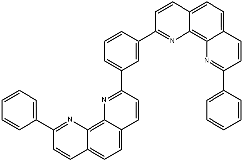 2,2'-(1,3-苯基)双[9-苯基-1,10-菲啰啉] 结构式