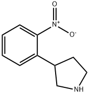 3-(2-Nitrophenyl)pyrrolidine 结构式