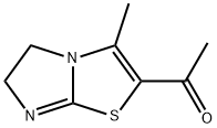 1-(3-methyl-5,6-dihydroimidazo[2,1-b][1,3]thiazol-2-yl)ethanone 结构式