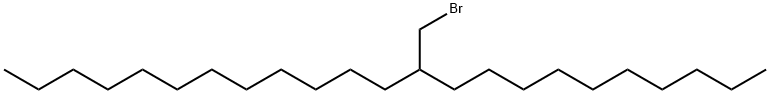 1-溴-2-癸基十四烷 结构式