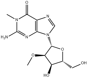 N1,2'-O-dimethylguanosine 结构式