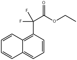 2,2-二氟-2-(1-萘基)乙酸乙酯 结构式
