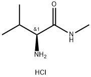 (2S)-2-氨基-N,3-二甲基丁酰胺盐酸 结构式