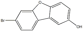 7-bromo-2-hydroxydibenzofuran 结构式