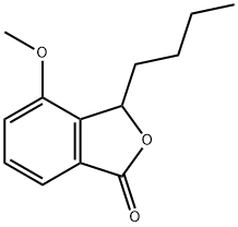 4-Methoxy-3-Butylphthalide 结构式