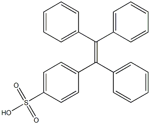 1-(4-磺酸基苯基)-1,2,2-三苯乙烯 结构式