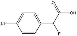 2-(4-Chlorophenyl)-2-fluoroacetic acid 结构式