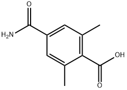 4-氨基-2,6-二甲基苯甲酸 结构式