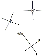 Tetramethylammonium trifluoromethylselenate 结构式