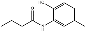 N-(2-hydroxy-5-methylphenyl)butanamide 结构式