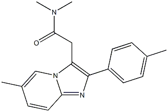 唑吡坦杂质 结构式