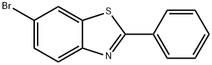 6-BROMO-2-PHENYLBENZOTHIAZOLE 结构式