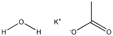 POTASSIUM ACETATE HYDRATE 结构式