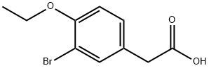 3-溴-4-乙氧基苯乙酸 结构式