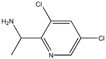 1-(3,5-DICHLOROPYRIDIN-2-YL)ETHAN-1-AMINE 结构式