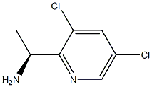 (S)-1-(3,5-二氯吡啶-2-基)乙烷-1-胺 结构式
