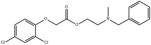 2-[benzyl(methyl)amino]ethyl (2,4-dichlorophenoxy)acetate 结构式