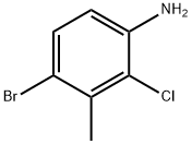 2-氯-3-甲基-4-溴苯胺 结构式