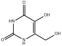 6-(羟甲基)-5-羟基尿嘧啶 结构式